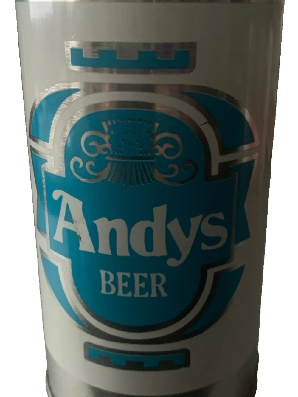 Vintage Beer Can Andy's Beer Blue Can Tab Empty Steel Can Schell Brewing